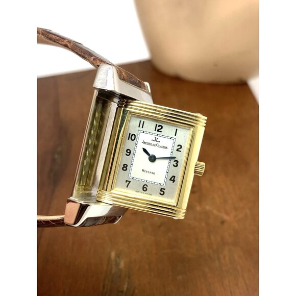 Jaeger-LeCoultre Reverso Women's Watch 260.5.08 Swiss Quartz 20x33mm Gold Steel - Picture 6 of 14